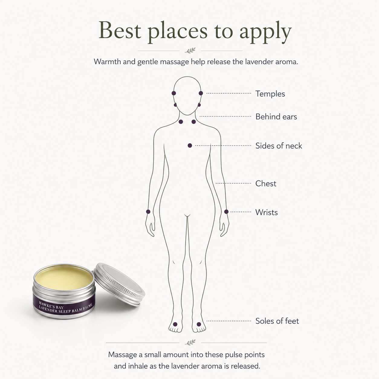 Corbin Rd Skincare Hawke's Bay Lavender Sleep Balm